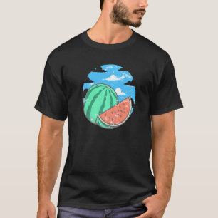 Watermelon Fruit Melon Beach Summer Vacation Surfe T-Shirt