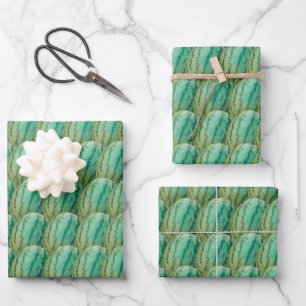 Watermelon Fruit Pattern Wrapping Paper Sheet