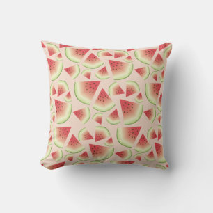Watermelon Fruit Slices Pattern Cushion
