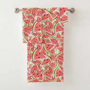 Watermelon Green Bath Towel Set
