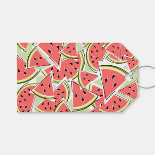 Watermelon Green gift tag