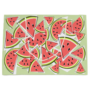 Watermelon Green Large Gift Bag