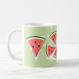 Watermelon Green Line Coffee Mug