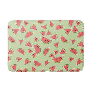 Watermelon Green Multi bath mat