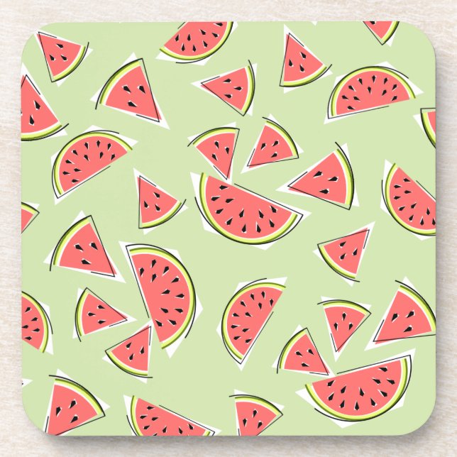 Watermelon Green Multi Coaster (Front)