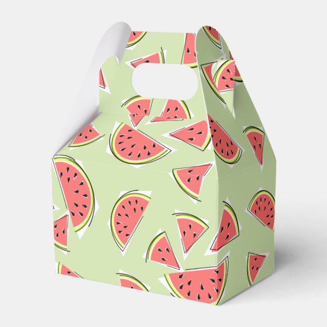 Watermelon Green Multi Favour Box (Front Side)