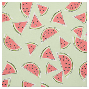 Watermelon Green Multi small Fabric