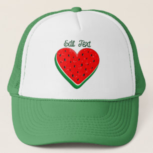 Watermelon Heart Valentine's Day Free Palestine Trucker Hat