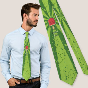 Watermelon Ice Cream Stick Tie