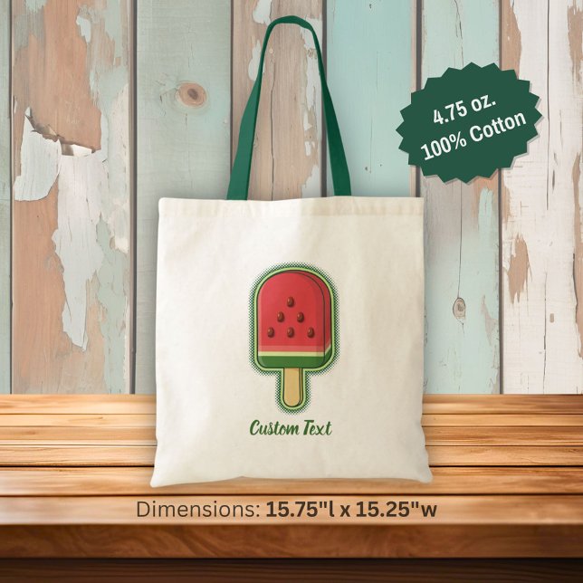 Watermelon Ice Cream Stick Tote Bag (Creator Uploaded)