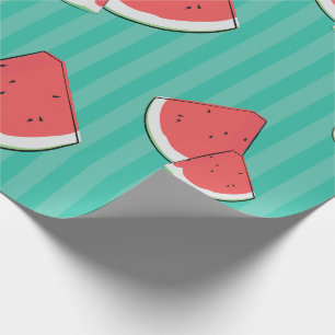 Watermelon Illustration Wrapping Paper