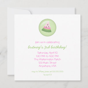 Watermelon Invitation
