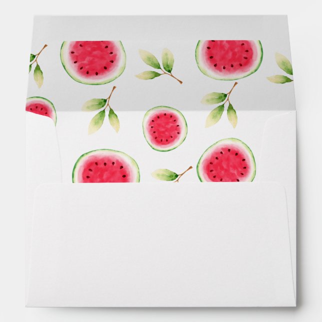 Watermelon Invitation Envelopes (Back (Bottom))