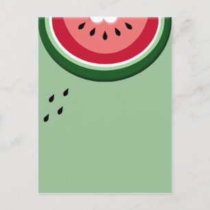 watermelon invite postcard
