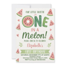 Watermelon Kids Birthday Invitation & Party Decor