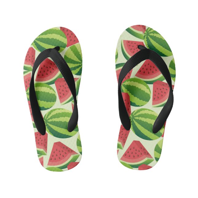 Watermelon Kid's Thongs (Footbed)