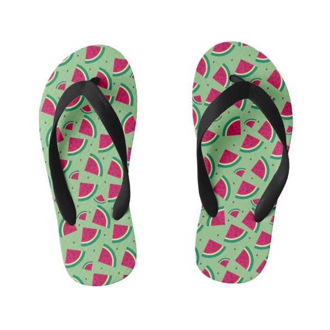 Watermelon Kid's Thongs (Footbed)