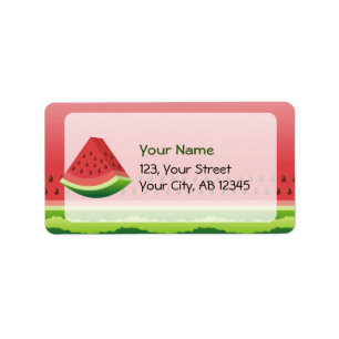 Watermelon Label