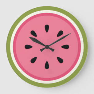 Watermelon Large Clock