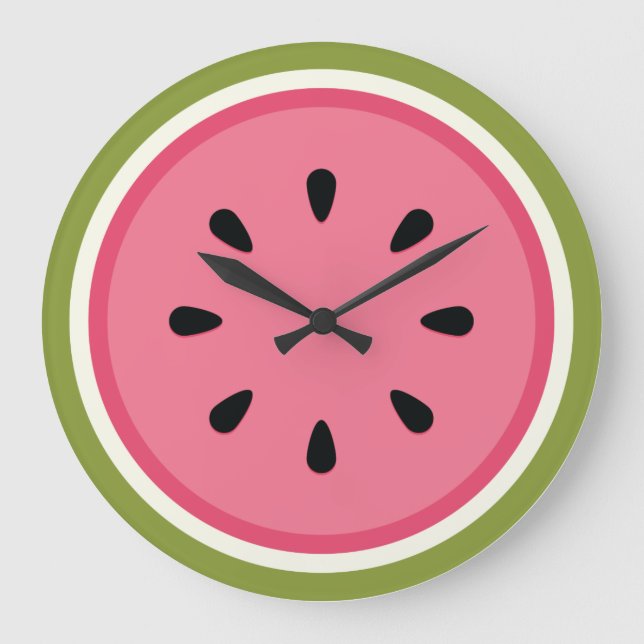 Watermelon Large Clock (Front)