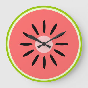 Watermelon Large Clock