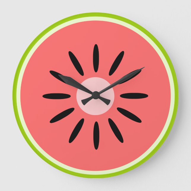 Watermelon Large Clock (Front)
