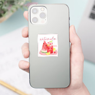Watermelon Lemonade Watercolor Art