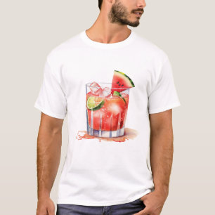 Watermelon Lime Cocktail T-Shirt