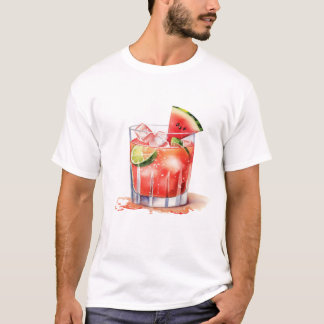Watermelon Lime Cocktail T-Shirt