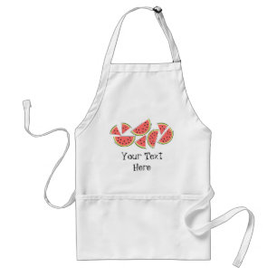 Watermelon Line Text Standard Apron