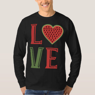 Watermelon Love Fruit Summer Watermelon T-Shirt