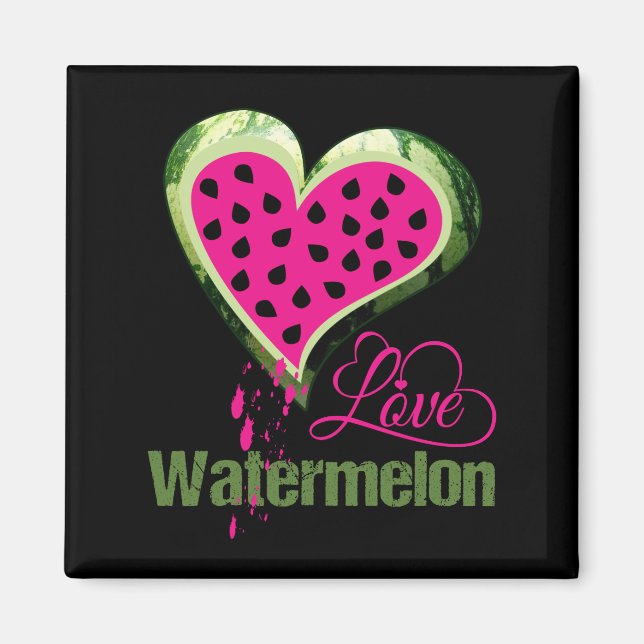 Watermelon Love Magnet (Front)