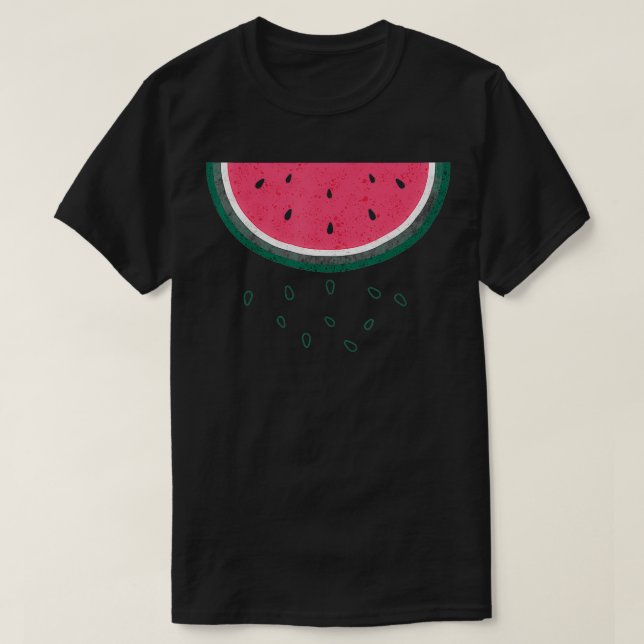 Watermelon Lover Summer Melon Fruit Half Slice See T-Shirt (Design Front)