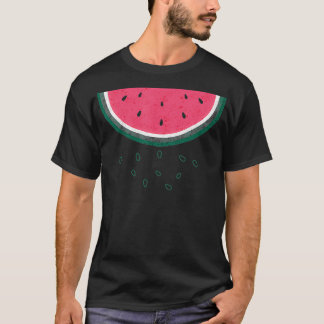 Watermelon Lover Summer Melon Fruit Half Slice See T-Shirt
