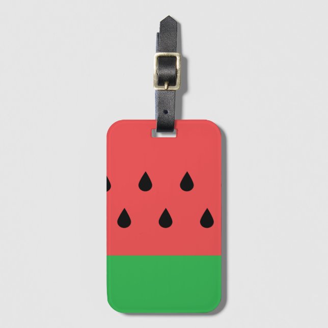 Watermelon  luggage tag (Front Vertical)