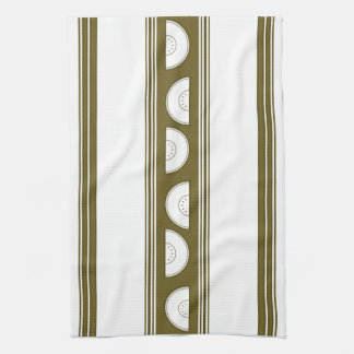 Watermelon Luxury Jacquard Stripes Tea Towel