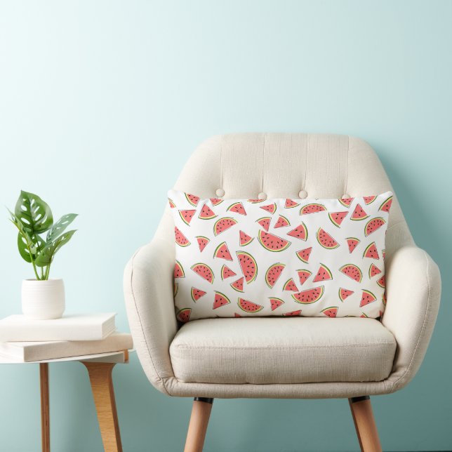 Watermelon Multi 2 lumbar Lumbar Cushion (Chair)