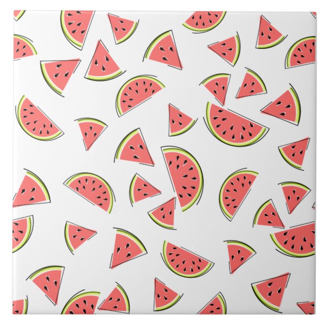 Watermelon Multi Ceramic Tile (Front)
