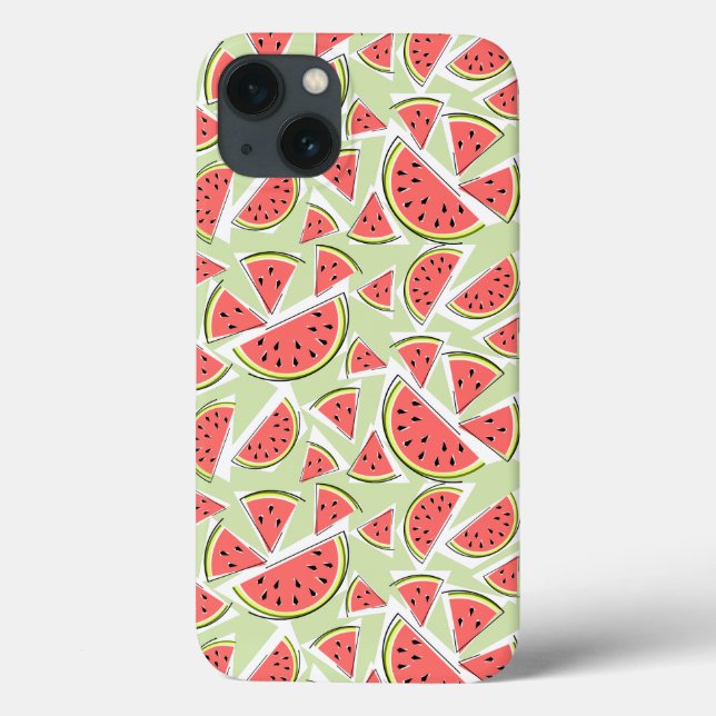 Watermelon Multi iPad Mini case green (Back)