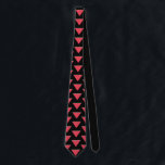 Watermelon on inverted red triangle resistance tie<br><div class="desc">Each one of us must defend the rights of the Palestinians through resistance, even if we defend them by wearing a shirt. This is a Watermelon on inverted red triangle symbol of palestinian resistance For Palestinians, Palestine lovers Pro-Palestinian, or, everyone who supports freedom and justice and fights injustice. To all...</div>