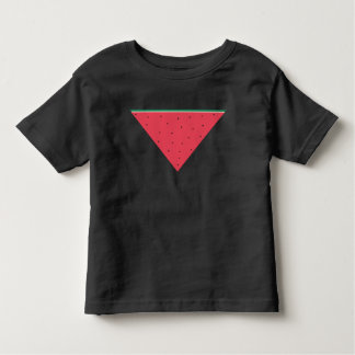 Watermelon on inverted red triangle resistance toddler T-Shirt