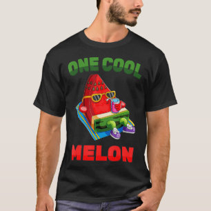 Watermelon - One Cool Melon - Summer - Vegan - Fru T-Shirt