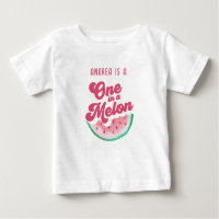 Watermelon One in a Melon Retro First Birthday