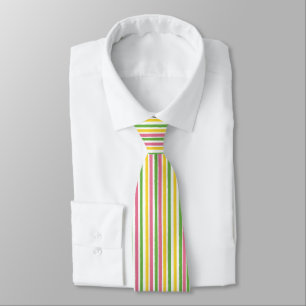 Watermelon Painted Stripe by Heva Weva Neck Tie