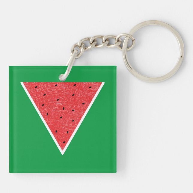 watermelon palestine فلسطين  key ring (Back)