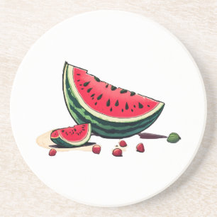Watermelon Palestine Coaster