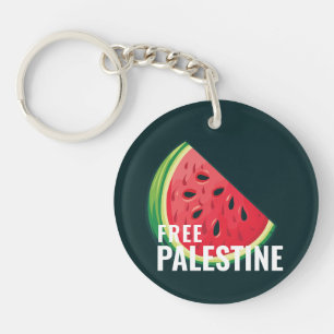 Watermelon Palestine Free Key Ring