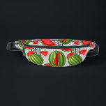 Watermelon Palestine Map Slice Bum Bags<br><div class="desc">The watermelon is a symbol of Palestinians' public expression in protests and artworks,  representing the struggle against the Israeli occupation of the Palestinian territories. Original Vector Illustration Copyright BluedarkArt.</div>