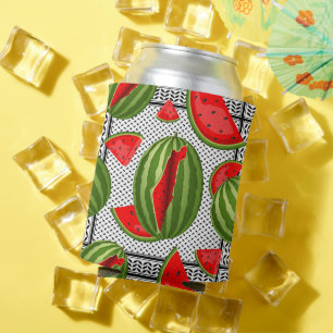 Watermelon Palestine Map Slice Can Cooler
