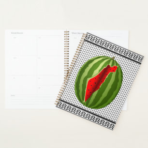 Watermelon Palestine Map Slice Planner